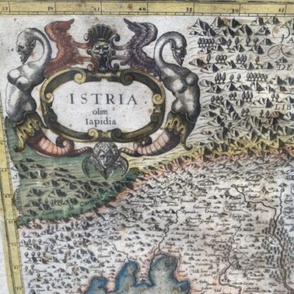 antique maps Istria antica cartina - immagine 2
