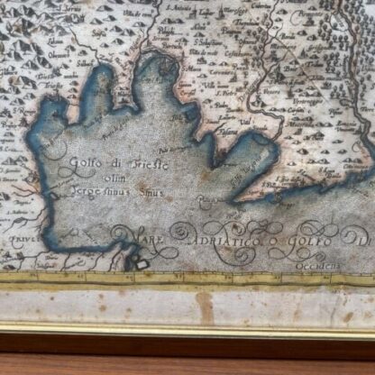 antique maps Istria antica cartina - immagine 3