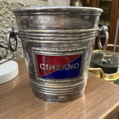 Ice Bucket Cinzano SIAP Argenterie Alessandria Italy Midcentury - immagine 2