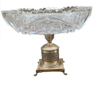 Alzatina Centrotavola Crystal Silver Centerpiece 1940