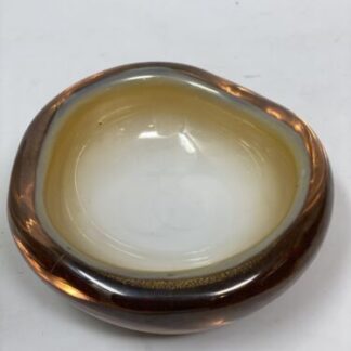 ciotola murano incamiciata  midcentury Seguso murano glass