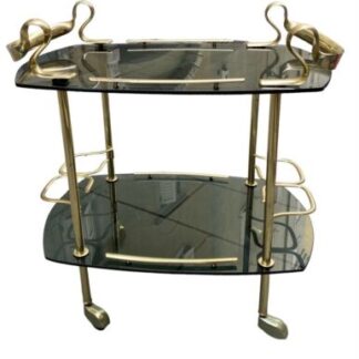 carello portavivande  Midcentury Glass Drink Food Modernariato