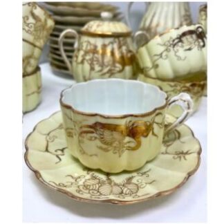 Tea Service Porcelain Antique Japanese Servizio Caffè Porcellana