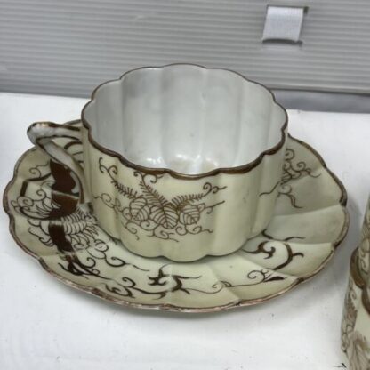 Tea Service Porcelain Antique Japanese Servizio Caffè Porcellana - immagine 7