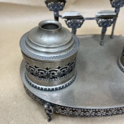Antico Calamaio Silver  Calmaio  Inkwell - immagine 4