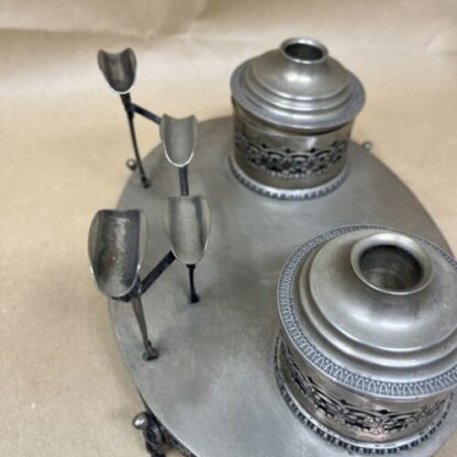 Antico Calamaio Silver  Calmaio  Inkwell - immagine 7