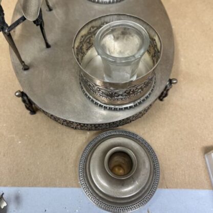 Antico Calamaio Silver  Calmaio  Inkwell - immagine 8