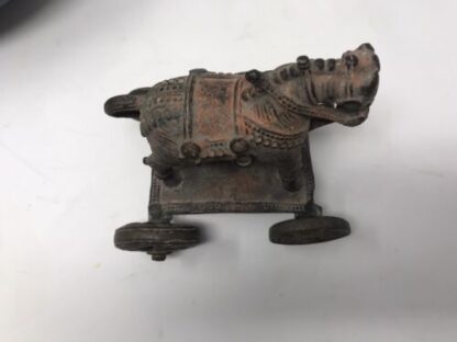Giocattoli Vintage Carretto Cavallino Vintage Toy Horse Carriage 1940 - immagine 3