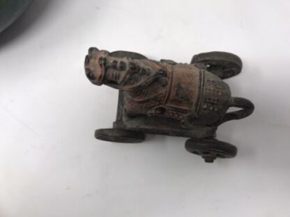 Giocattoli Vintage Carretto Cavallino Vintage Toy Horse Carriage 1940 - immagine 8
