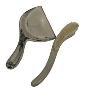 Silver Table Sweeping Set Italy Set Tavola Raccogli Briciole In Argento