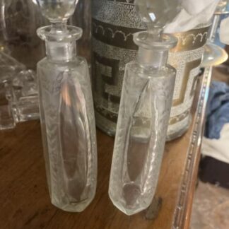 Antique Bottle Parfume Glass Austria