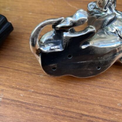 Bassotto Cane In Argento sausage dog silver - immagine 7