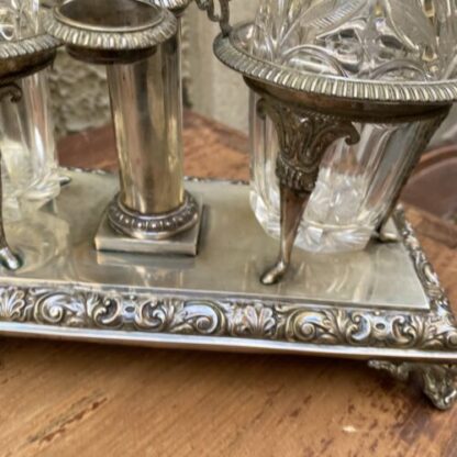 antica oliera argento antique cruet set - immagine 4