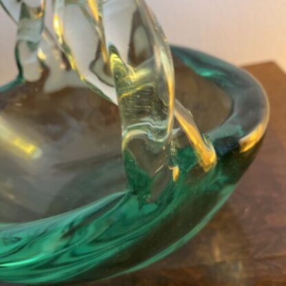 Cestino Flavio Poli per Seguso midcentury sommerso glass Basket - immagine 10