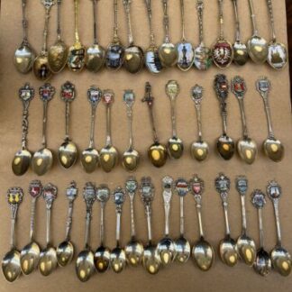 Set Cucchiani Argento Europa E Italia Vintage Cups Europe And Italy Emerald