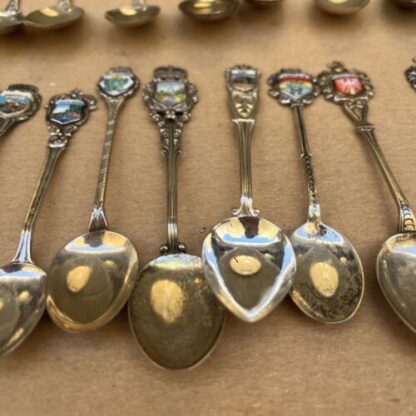 Set Cucchiani Argento Europa E Italia Vintage Cups Europe And Italy Emerald - immagine 14