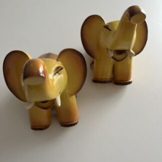 Ceramic elephant  Tosin Bookends Ceramica Fermalibri Elefanti 1935