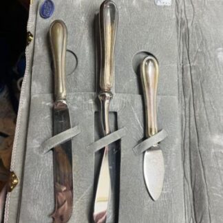 Set Coltelli Formaggio Silver Cheese Cutlery Italy