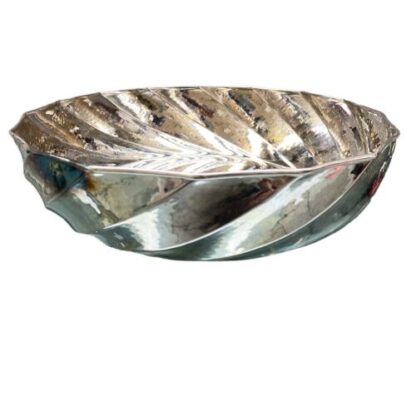 centrotavola midcentury silver Bowl  Italy - immagine 2
