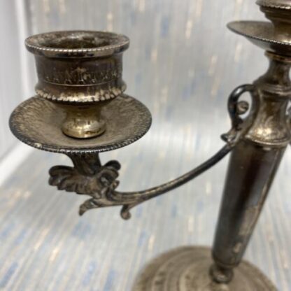 Midcentury  candelabra silver - immagine 3