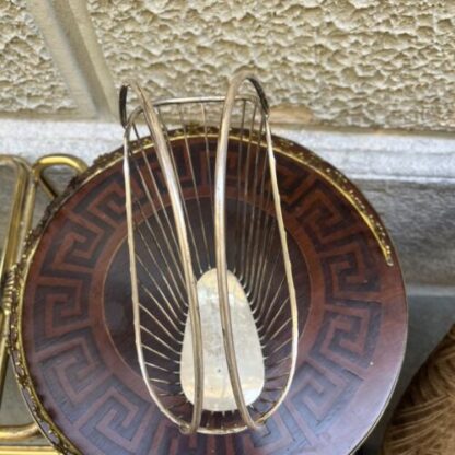 Antica Porta Bottiglia In Argento Silver Cachepot Bottle Italy Midcentury - immagine 10