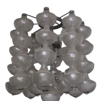 Midcentury Lighting Lamp Glass Italy