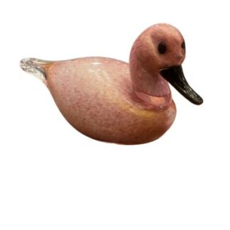 Murano Glass Duck Papera Vetro di Murano Glass Italy Midcentury