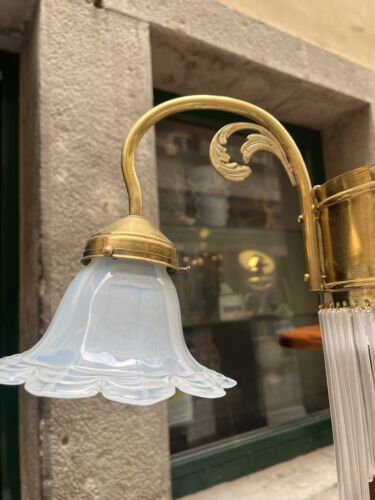 Liberty Pendant Bronze Austria. Lampadario Bronzo Dorato - immagine 8