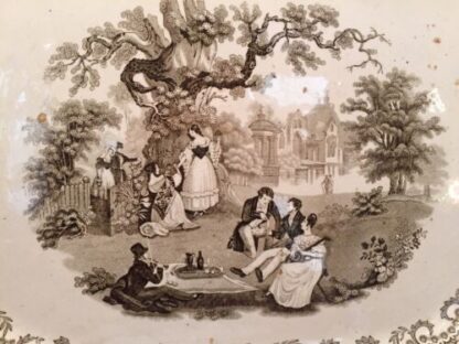 PIATTO IN CERAMICA DEL'800  INGLESE  ENGLISH CERAMIC PLATE DISH ANTIQUE  1820 - immagine 5
