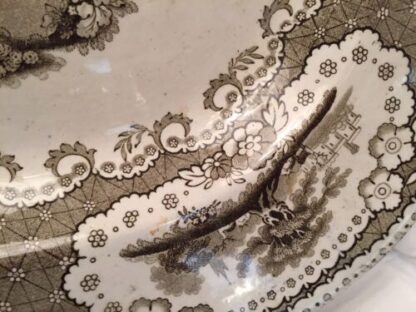 PIATTO IN CERAMICA DEL'800  INGLESE  ENGLISH CERAMIC PLATE DISH ANTIQUE  1820 - immagine 6