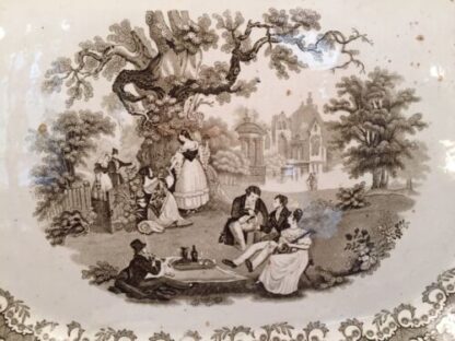 PIATTO IN CERAMICA DEL'800  INGLESE  ENGLISH CERAMIC PLATE DISH ANTIQUE  1820 - immagine 8