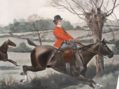 Stampa Antica Inglese  1900  Painted By G.D. Rowlandson Antique Printing HORSE - immagine 4