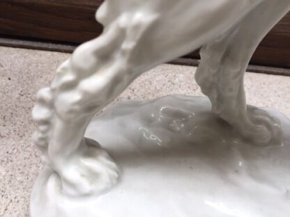Porcellana cane art Deco Herend 1938 Porcelain Dog Setter - immagine 8