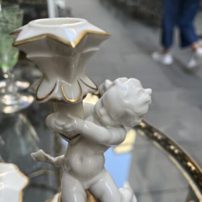 Porcelain candelabra Angels Hutschenreuther Angeli Candelabro - immagine 3