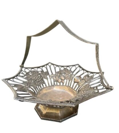 Antique Silver Centerpiece Centrotavola Frutta