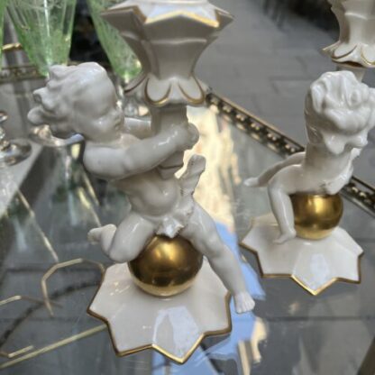 Porcelain candelabra Angels Hutschenreuther Angeli Candelabro - immagine 9