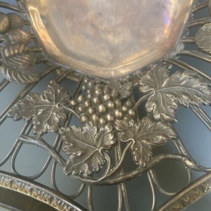 Antique Silver Centerpiece Centrotavola Frutta - immagine 19