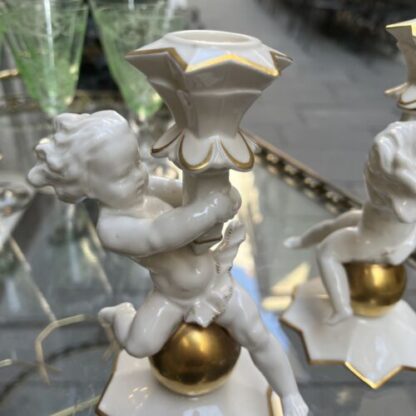 Porcelain candelabra Angels Hutschenreuther Angeli Candelabro - immagine 11
