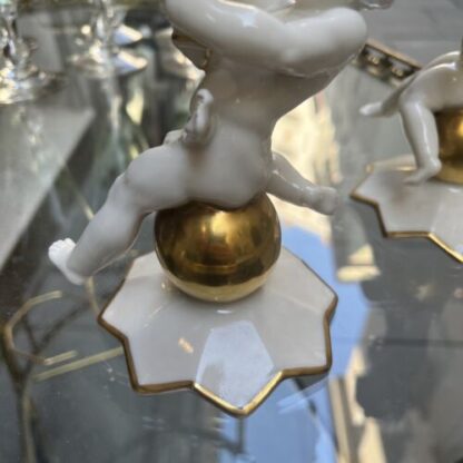 Porcelain candelabra Angels Hutschenreuther Angeli Candelabro - immagine 13