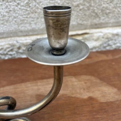 Silver Candelabra 1930 Candelabro Intreccio Stile Gio Ponti - immagine 7