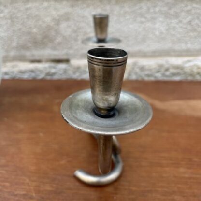 Silver Candelabra 1930 Candelabro Intreccio Stile Gio Ponti - immagine 8