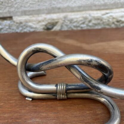 Silver Candelabra 1930 Candelabro Intreccio Stile Gio Ponti - immagine 11