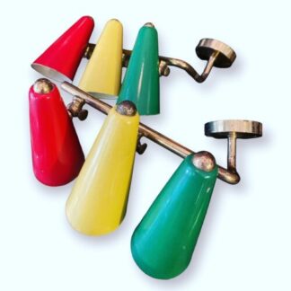applique mid Century sconces space age stilnovo sarfatti
