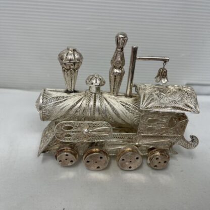 Antique Train Silver Filigrana Treno Antico Argento - immagine 4