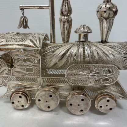Antique Train Silver Filigrana Treno Antico Argento - immagine 8