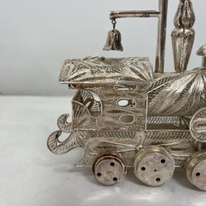 Antique Train Silver Filigrana Treno Antico Argento - immagine 9