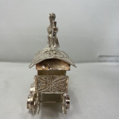 Antique Train Silver Filigrana Treno Antico Argento - immagine 10