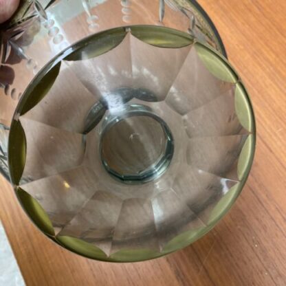 ceneterpiece crystal silver alaztina primi ‘900 vetro molato Austria - immagine 7