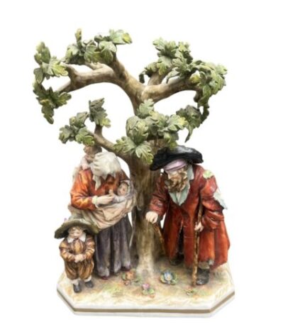 Family Ceramic Capodimonte. Italy