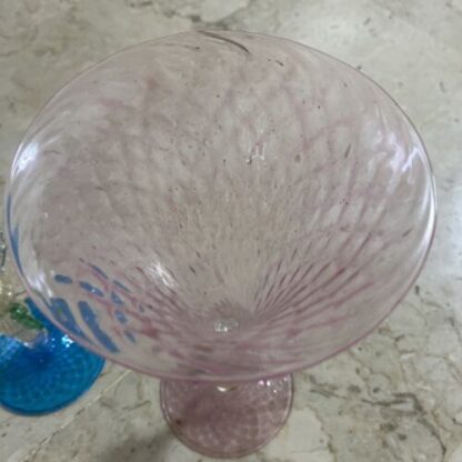 calice Venezia murano antique glass Tipetto  Midcentury Murano Glass - immagine 10